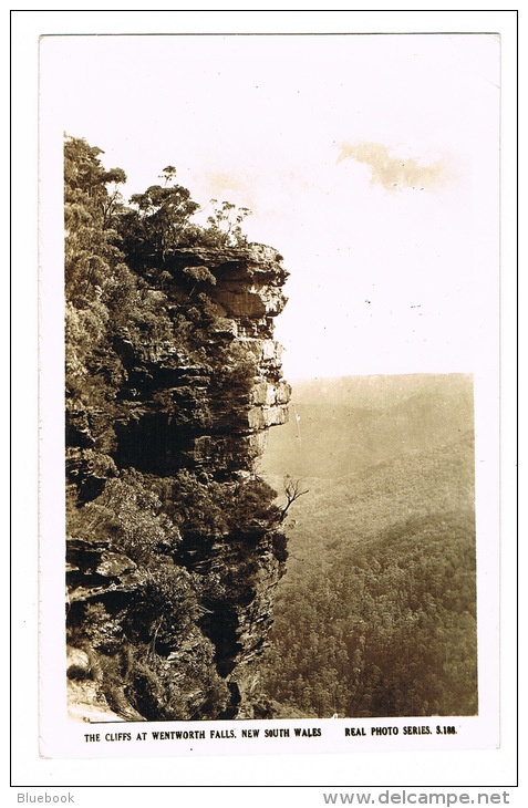 RB 1067 -  Real Photo Postcard - Cliffs At Wentworth Falls - New South Wales - Australia - Other & Unclassified