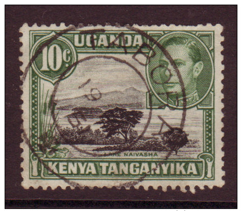 Kenya 1938 Issues Of 1935 But With Portrait Of King George VI  10c Used - Kenya, Uganda & Tanganyika