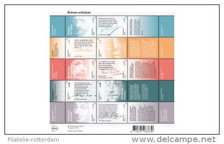 Nederland / The Netherlands - Postfris / MNH - Sheet Brieven Schrijven 2015 NEW!!! - Ungebraucht