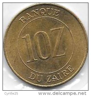 10 Zaires 1988 - Congo (República 1960)