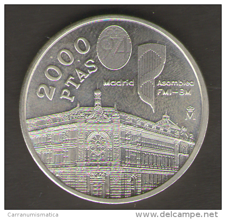 SPAGNA 2000 PESETAS 1994 MADRID ASAMBLEA FMI BM AG SILVER - 2 000 Pesetas