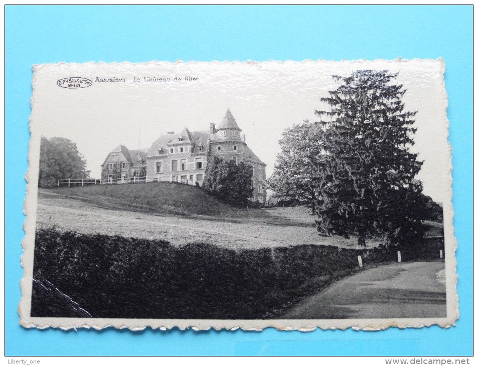 AMONINES Le Château De Blier ( Maria Piérard ) Anno 195? ( Zie Foto Voor Details ) !! - Erezée