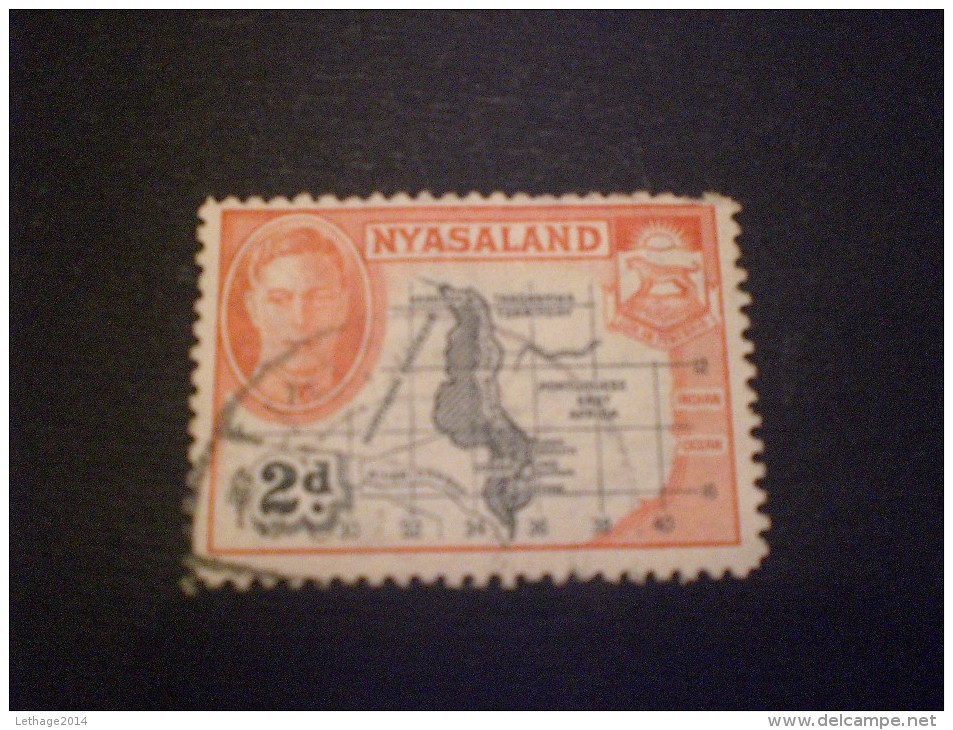 STAMPS NYASSALAND 1945 King George VI, Local Motives + 6 PHOTO - Nyassaland (1907-1953)