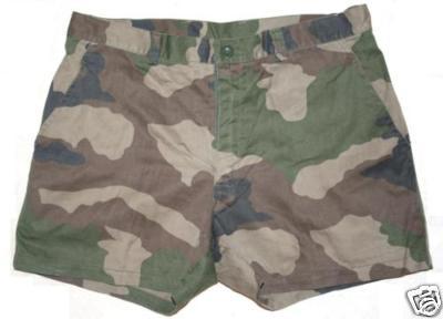 Short Outre-mer Camouflage Armée Française Taille 42 - Uniformen