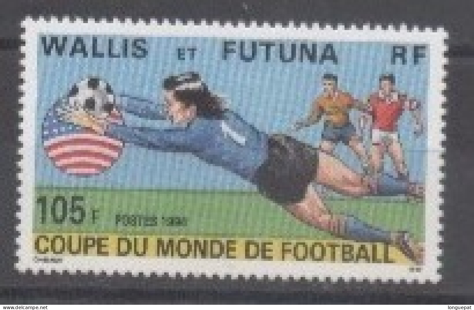 WALLIS Et FUTUNA  : Football - Coupe Du Monde De Fotball Aux USA : Arrêt Du Gardien - Sport - - Unused Stamps