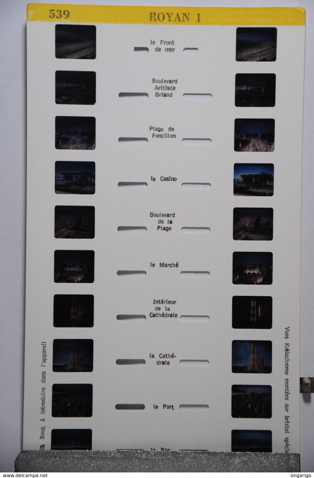 LESTRADE :   539    ROYAN  1 - Bobines De Films: 35mm - 16mm - 9,5+8+S8mm