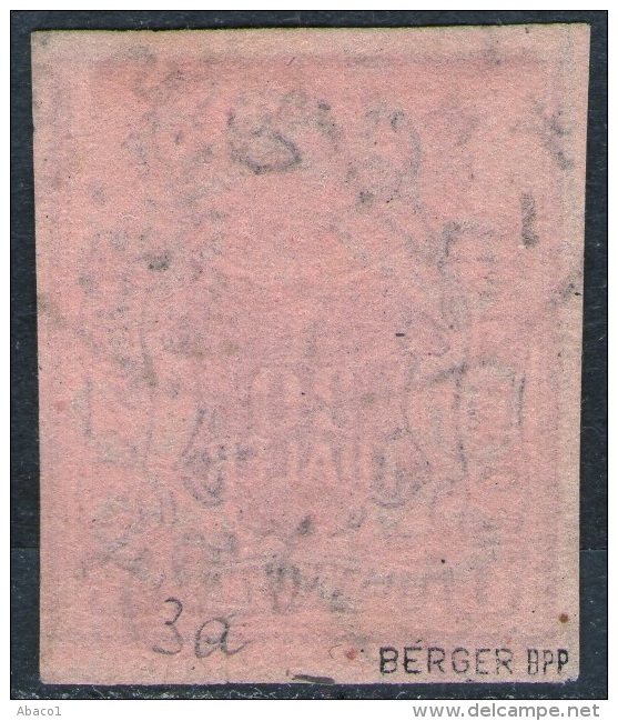 1/30 Thaler Lachsfarben - Hannover Nr. 3 A Mit Schwarzen Stempel - Pracht - Tiefst Geprüft BPP - Hannover