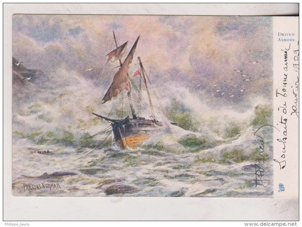 Tuck Postcard  Driven Ashore - Tuck, Raphael