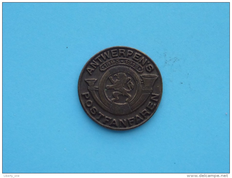 ANTWERPEN´S POST FANFAREN 1893 - 1913 ( Uncleaned Coin / For Grade, Please See Photo ) !! - Autres & Non Classés