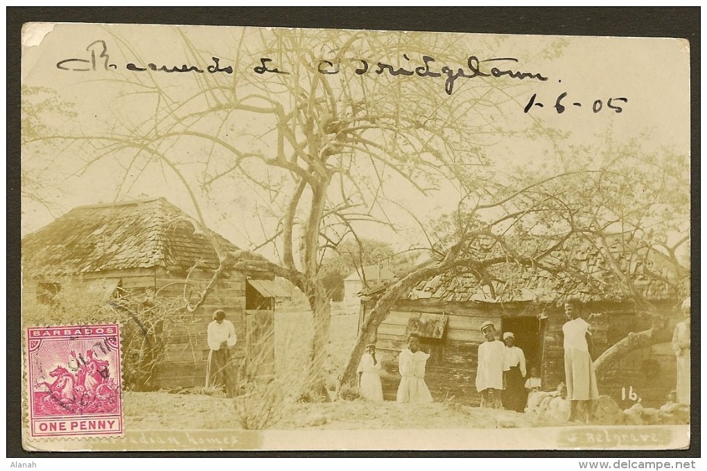 Carte Photo BARBADIAN HOMES Belgrave Barbades - Barbados