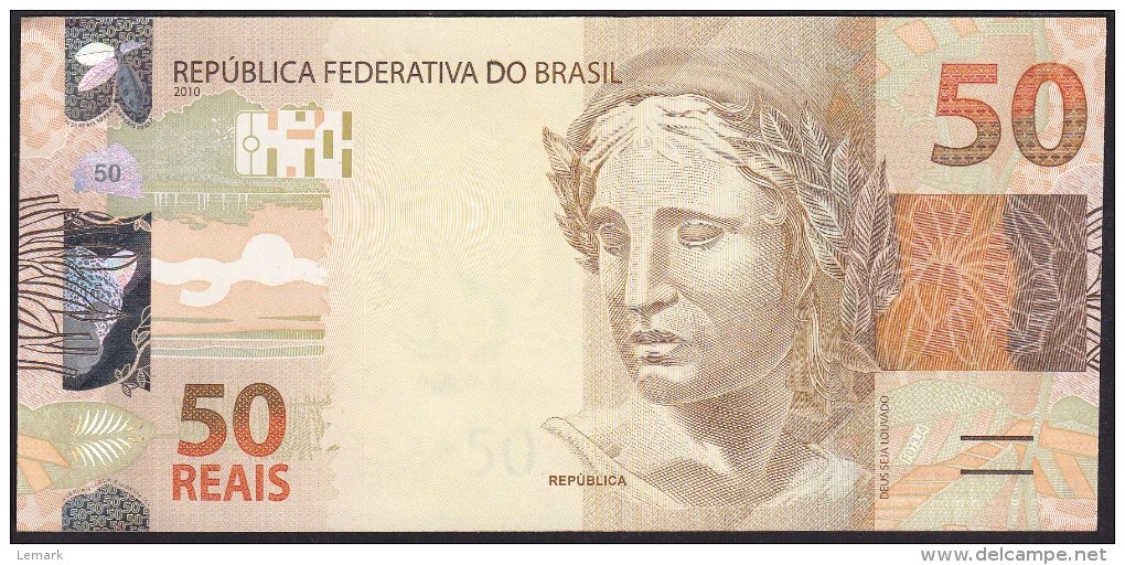 Brazil 50 Reais 2010 P256b UNC - Brasile