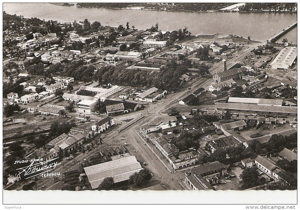 J-COTONOU-9-VUE AERIENNE - Dahomey