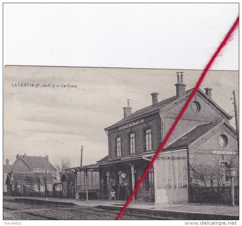 CP 62 - LAVENTIE  -  La Gare - Laventie