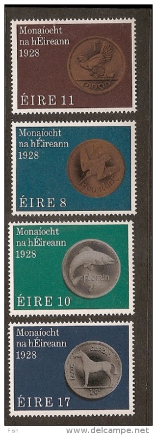 Irlanda ** & 50th ANNIVERSARY OF THE FIRST IRISH COIN 1978 (386) - Monete