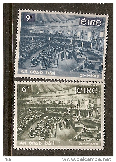 Ireland ** & 50th Anniv Of Dail Eireann, First National Parliament, 1969 (229) - Unused Stamps