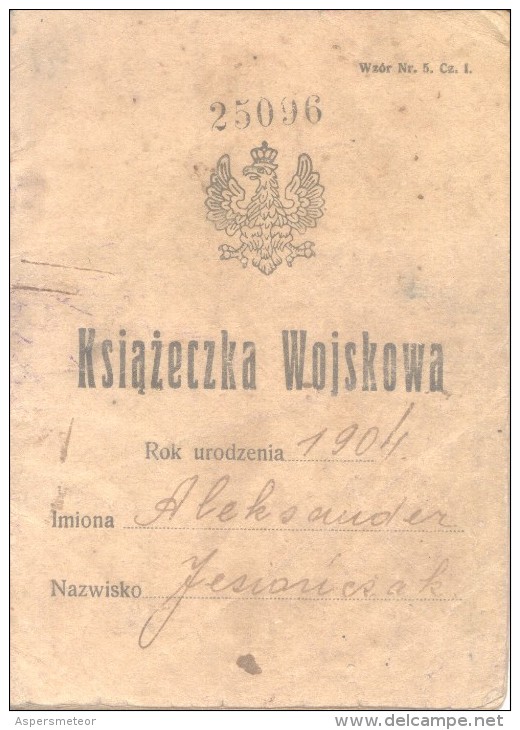 PASAPORTE POLACO 1904 - POLISH PASSPORT PASSEPORT PASSAPORTO - Historical Documents