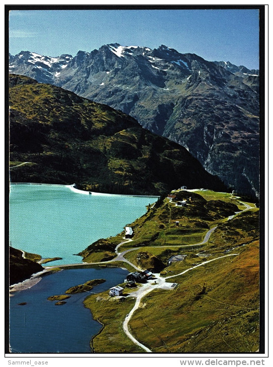 Alpengasthof Zeinisjoch Am Stausee Korps Gegen Hochmaderer / Tirol  -  Ansichtskarte Ca. 1974    (5273) - Galtür