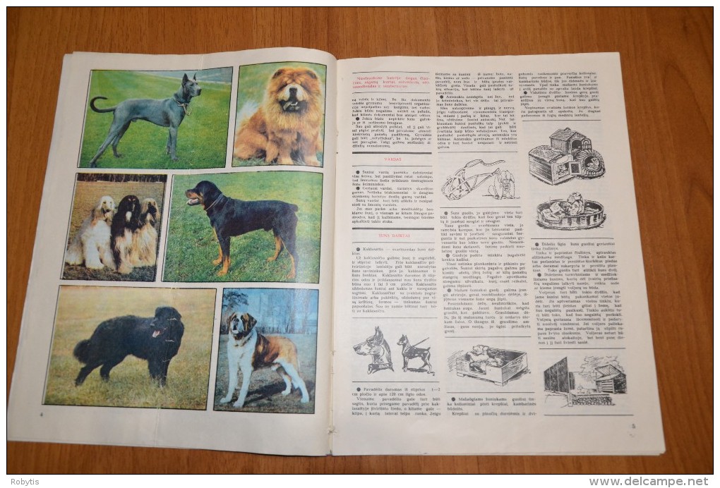 Litauen Lithuania Magazine HOBBY 1990 Nr.1  Dogs - Magazines