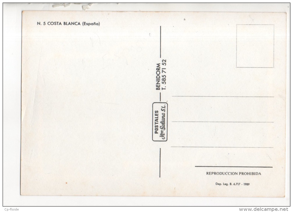 ESPAGNE . ESPAÑA . COSTA BLANCA . MULTI-VUES - Réf. N°12074 - - Alicante