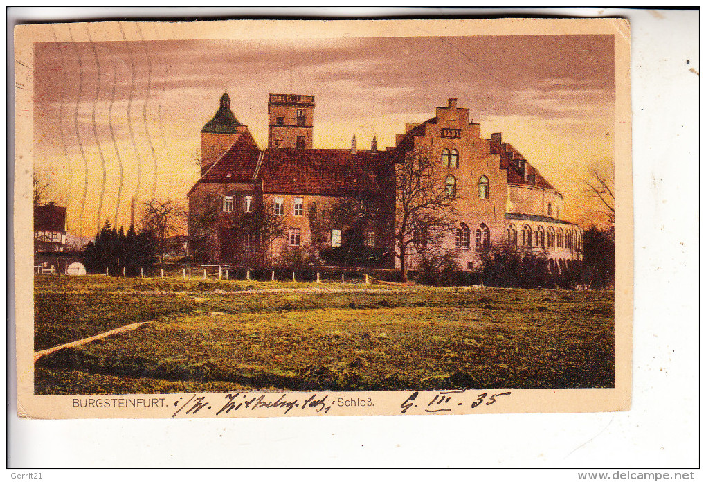 4430 BURGSTEINFURT, Schloss, 1935 - Steinfurt