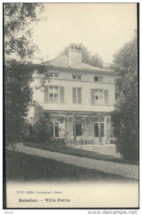 Boitsfort - Villa Parva Carte DVD - Watermaal-Bosvoorde - Watermael-Boitsfort