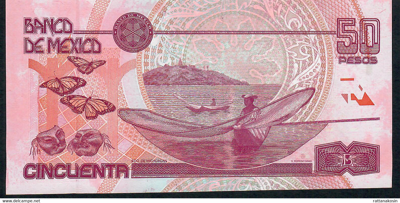 MEXICO  P107a  50  PESOS   6 May 1994 FIRST DATE !  Serie C       UNC. - Mexique