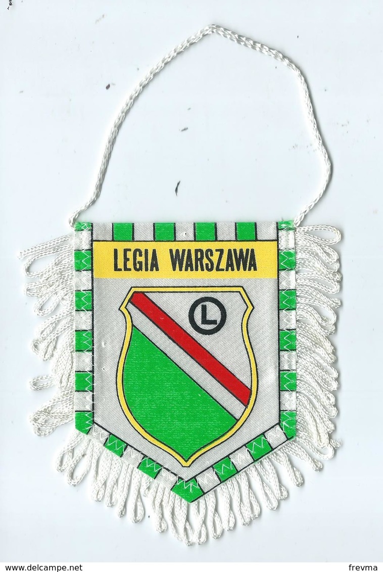 Fanion Football L'équipe De Legia Warszawa - Habillement, Souvenirs & Autres