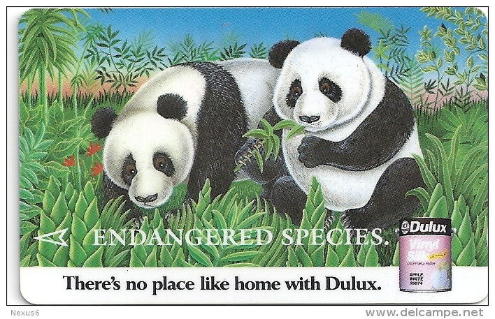 Singapore - Endangered Species Panda, Privates Dulux, 2SICB, 53.000ex, Used - Singapour