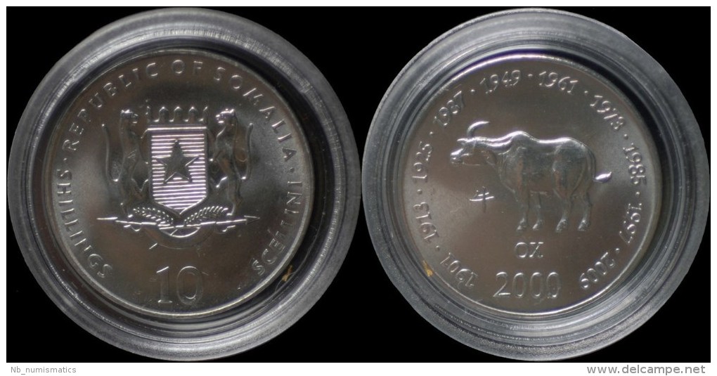 Somalia 10 Shilling 2000- Ox - Somalië