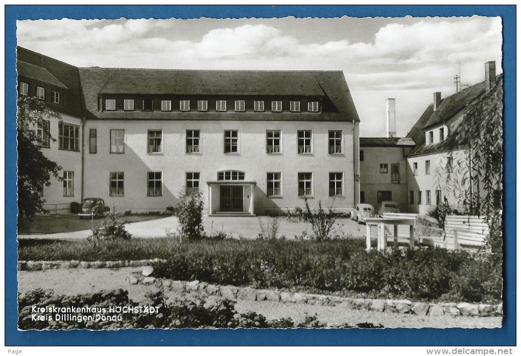 Höchstädt,Kreiskrankenhaus,Kreis Dillingen-Donau,ca.1960-1970 - Höchstadt
