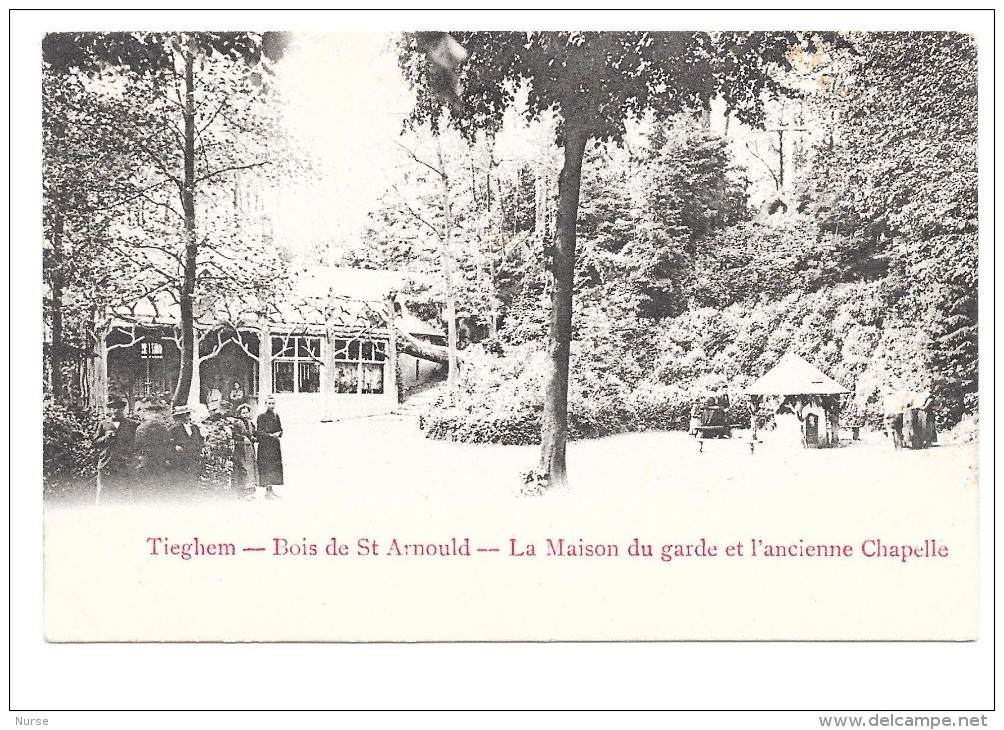 Anzegem Tieghem Bois De St Arnould La Maison Du Garde Et L'ancienne Chapelle - Anzegem