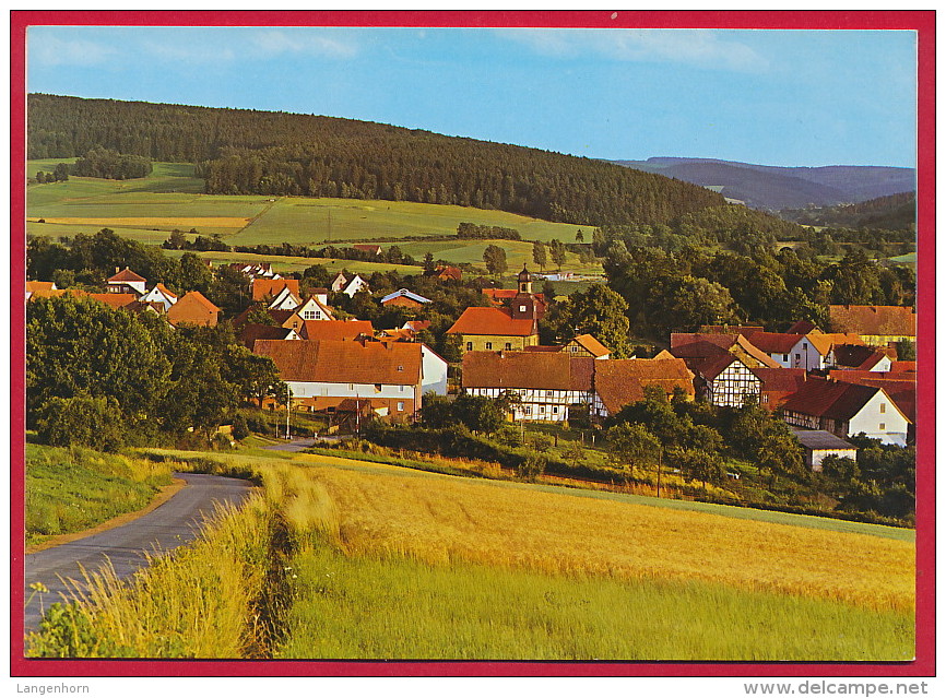 Klappkarte ´Knüllwald´ Bei Homberg (Schwalm-Eder-Kreis) ~ 1975 - Homberg