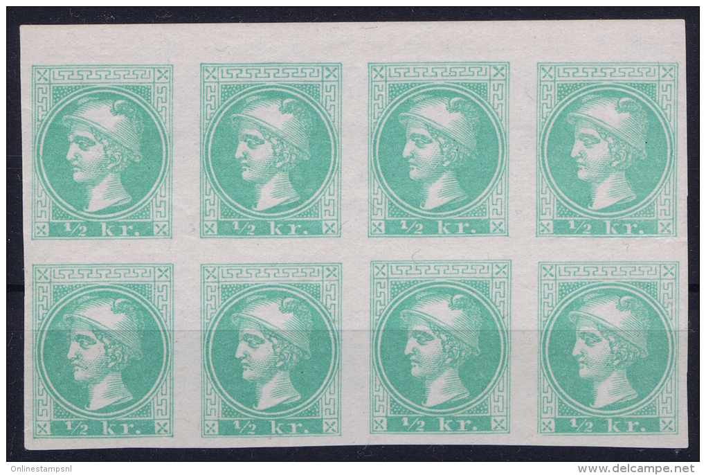 Austria: Mi Nr 43 C  MNH/**/postfrisch In 8 - Block Ferchenbauer Cat Value Approx 300 Euro RR - Ungebraucht