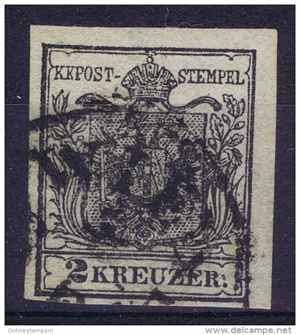 Austria: Mi Nr 2 Y Gebraucht/used/obl. Signed/ Signé/signiert - Usati