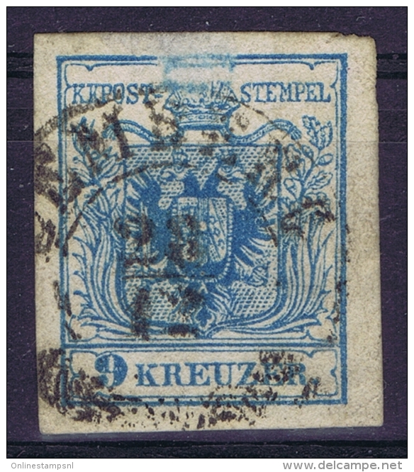 Austria: Mi Nr 5 Y A Kartonpapier 0.14 Mm  Gebraucht/used/obl. - Gebraucht