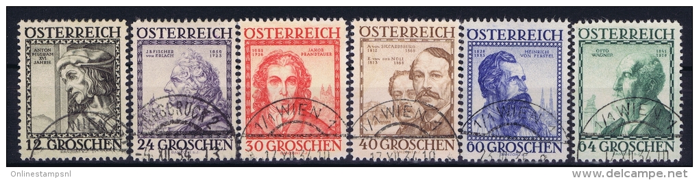 Austria: Mi Nr 591 - 596 Gestempelt/used/obl.   1934 - Gebraucht