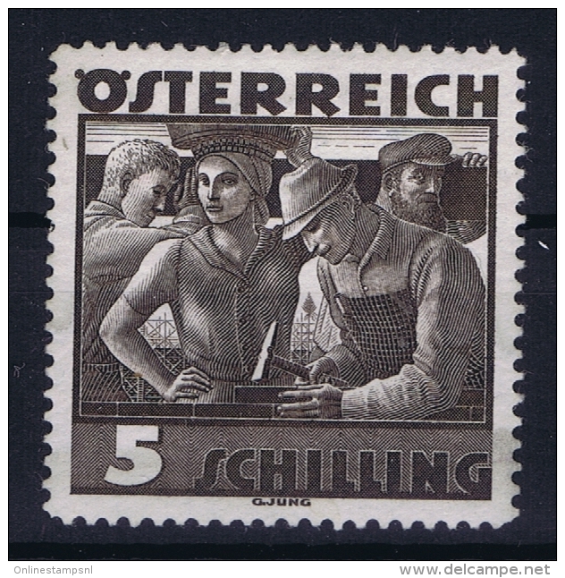 Austria Mi Nr  587  MNH/** Sans Charnière  Postfrisch  1934 - Neufs