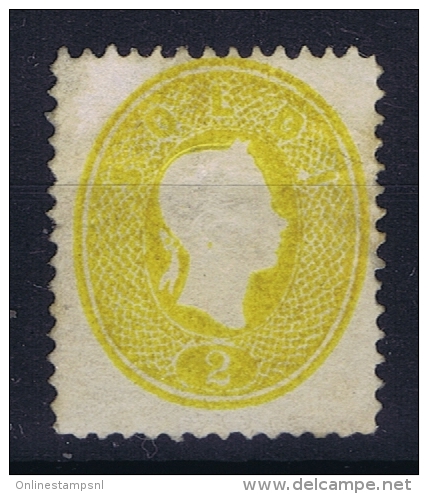 Austria Lombardei-Venetia  ND 1861 , 2 S  Gelb MH/* Falz - Levante-Marken