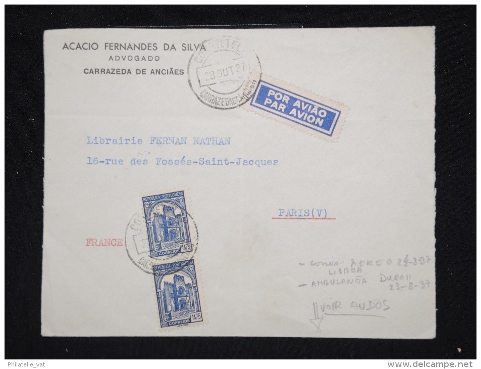 PORTUGAL - Lot de 5 enveloppes période 1935/70 - A voir - Lot P12426