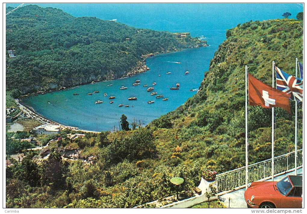 £120 INFORMAZIONE FOTOGRAFICA SU CARTOLINA LACCO AMENO BAIA DI SAN MONTANO - 1971-80: Storia Postale