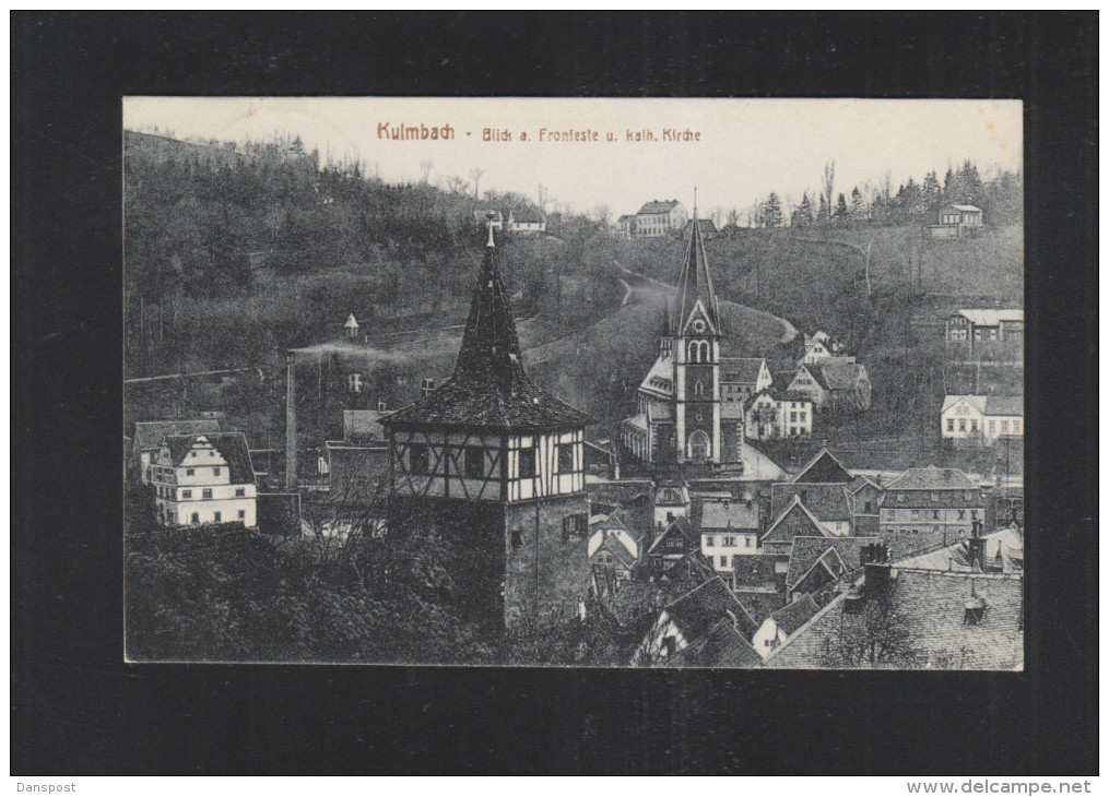 AK Kulmbach Blick Auf Fronfeste 1925 - Kulmbach