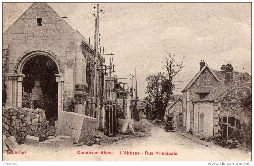 CONDE-sur-AISNE --Abbaye , Rue Principale - Autres & Non Classés