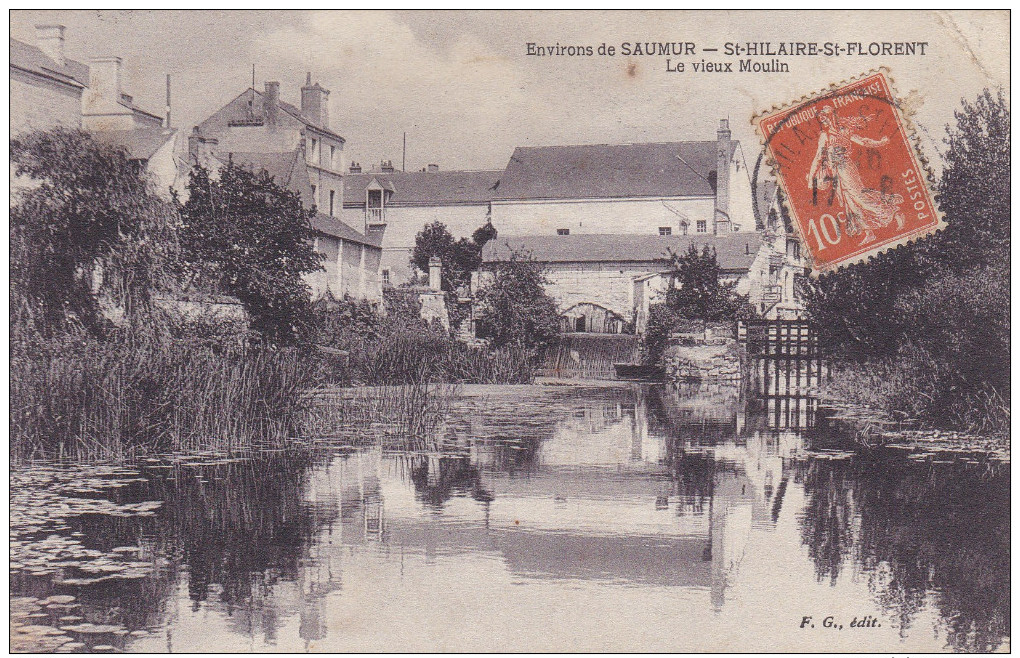 49 CPA Environs De Saumur - St Hilaire St Florent - Le Vieux Moulin - Other & Unclassified