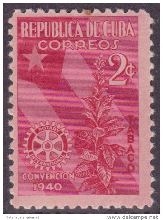 1940-142 CUBA. REPUBLICA. 1940. Ed.337. CONVENCION DEL ROTARY CLUB MH - Oblitérés