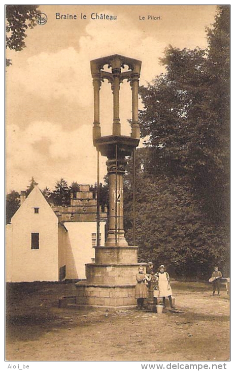 Braine-Le-Château - Le Pilori. - Carte Circulée En 1909. - Kasteelbrakel