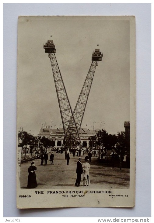 ATTRACTION FORAINE - THE FRANCO-BRITISH EXHIBITION - THE FLIP-FLAP - Street Merchants