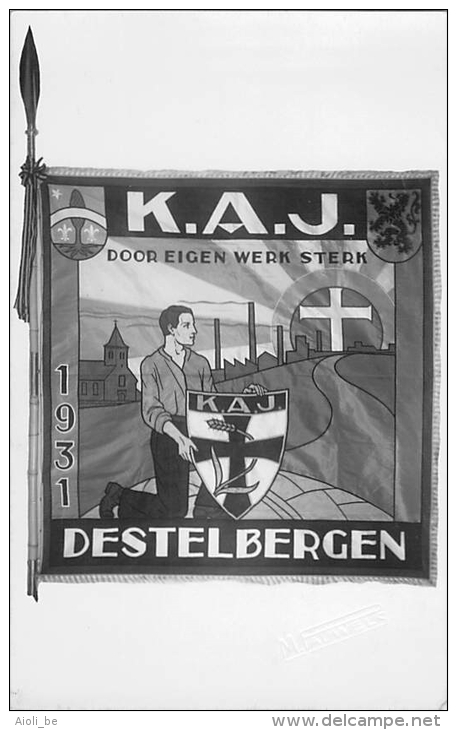 Destelbergen - K.A.J. Vlag 1931 - Door Eigen Werk Sterk. - Destelbergen