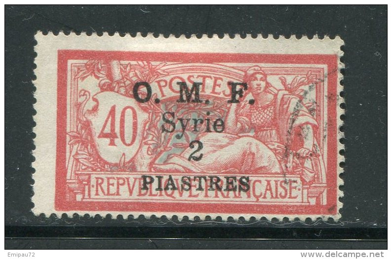 SYRIE- Y&T N°63- Oblitéré - Oblitérés