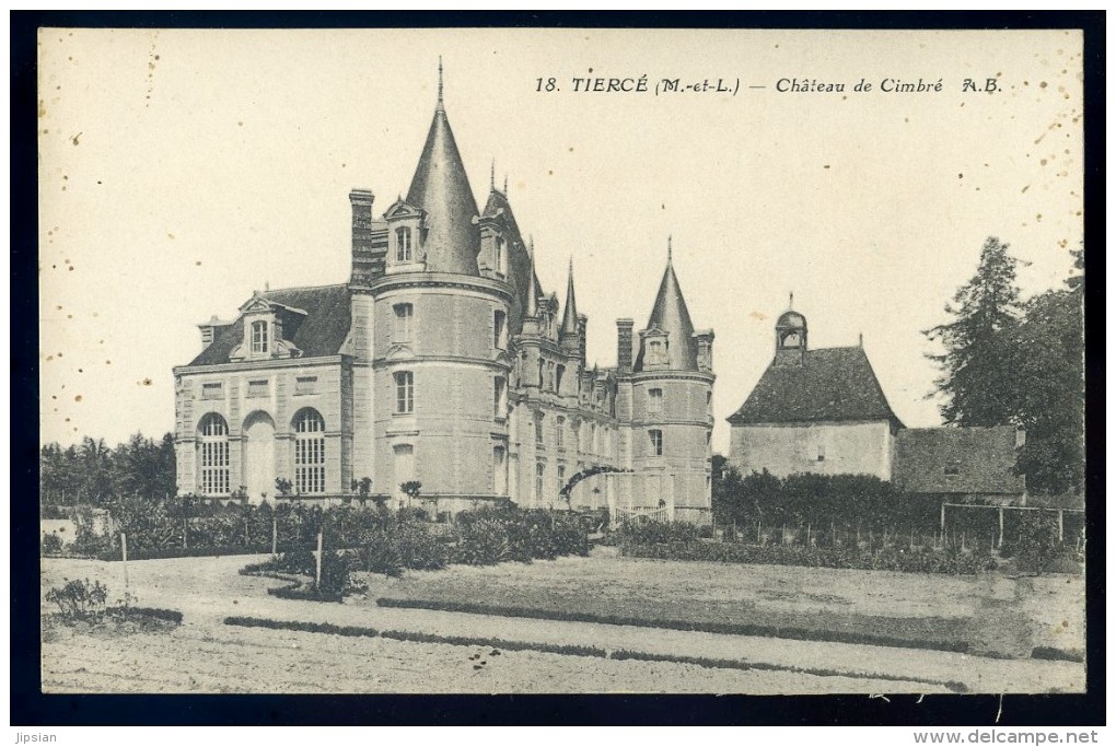 Cpa Du 49 Tierce -- Château De Cimbré (1)   PAR14 - Tierce