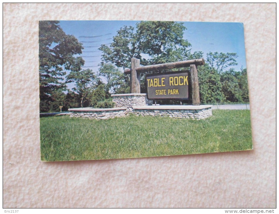 SIGN AT ENTRANCE OF TABLE ROCK STATE PARK - Branson